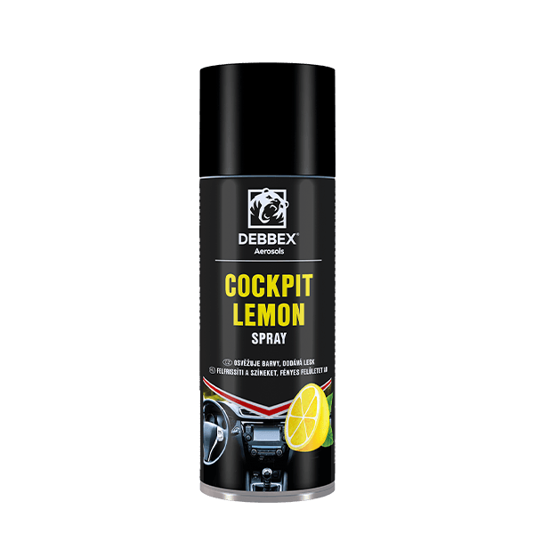 Cockpit spray 400 ml, citrón aerosolový sprej