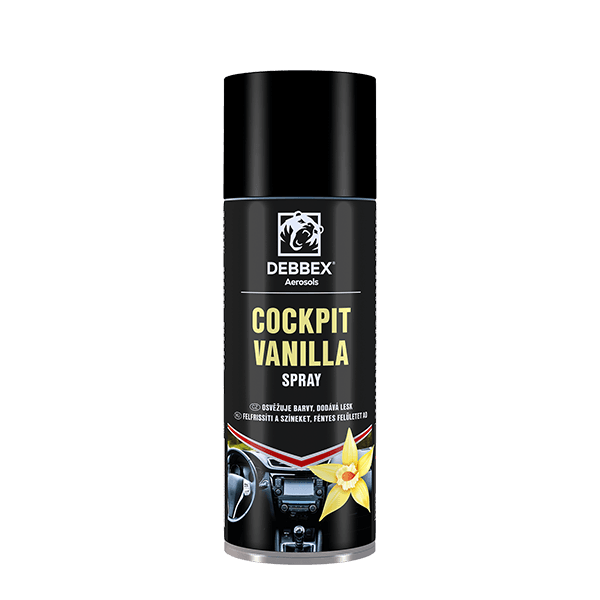 Cockpit spray 400 ml, vanilka aerosolový sprej