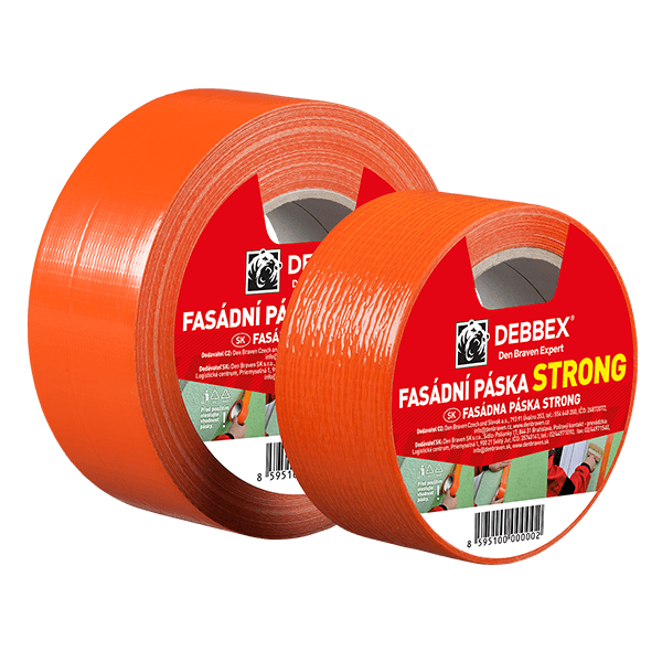 Fasádní páska STRONG 50 mm, délka 50 m oranžová