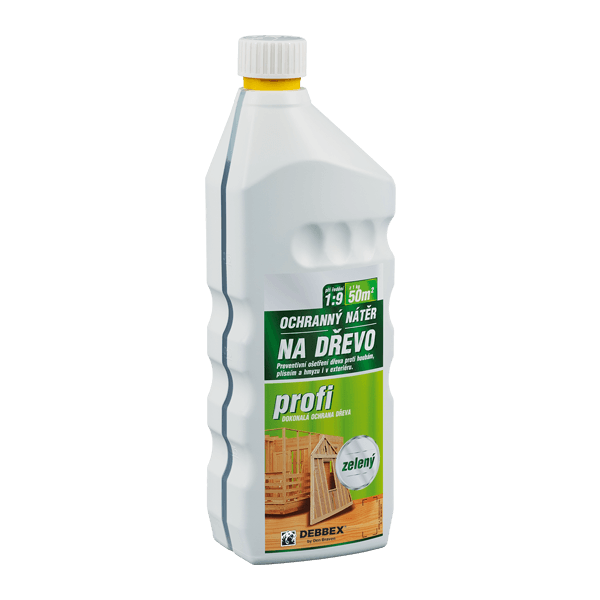 Ochranný nátěr na dřevo PROFI 5 kg kanystr hnědá