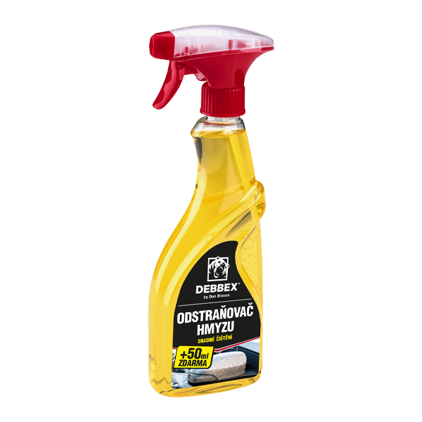 Odstraňovač hmyzu 450 + 50 ml láhev s rozprašovačem žlutá