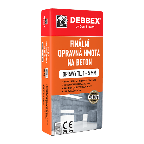 Opravná hmota na beton FINAL 5 kg pytel šedá
