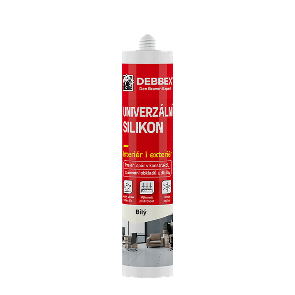 Univerzální silikon 280 ml kartuše bílá