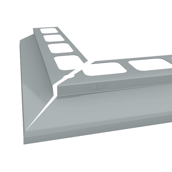 Balkónový profil rohový 2 m 2 m RAL 7001
