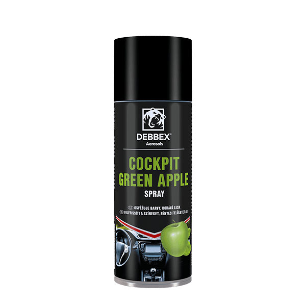 Cockpit spray 400 ml, zelené jablko aerosolový sprej