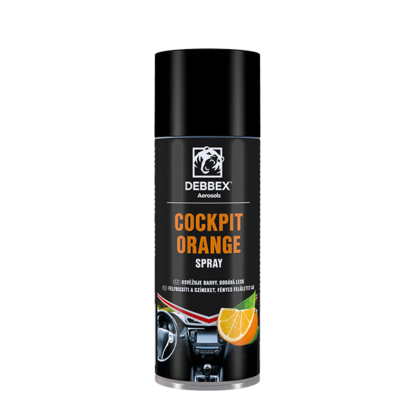 Cockpit spray 400 ml, pomeranč aerosolový sprej