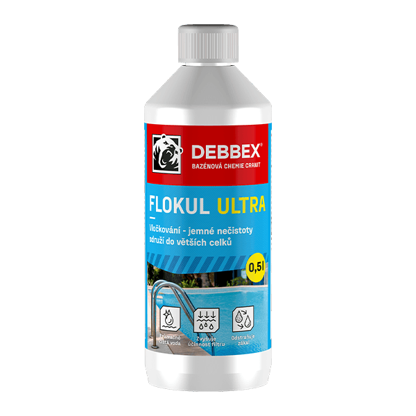 Flokul ULTRA - vločkování 0,5 l láhev namodralá