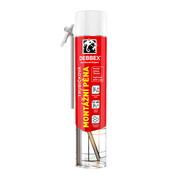 Montážní pěna 750 ml trubičková dóza zelená