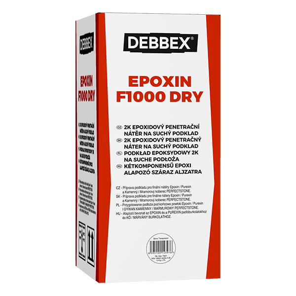 EPOXIN F1000 DRY 4,4 kg plechové obaly transparentní