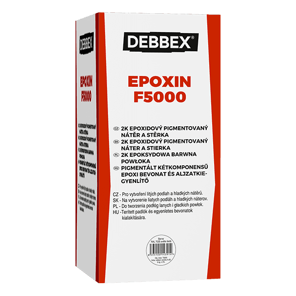 EPOXIN F5000 6 kg sada plechovek 5 + 1 kg dopravní bílá RAL 9016