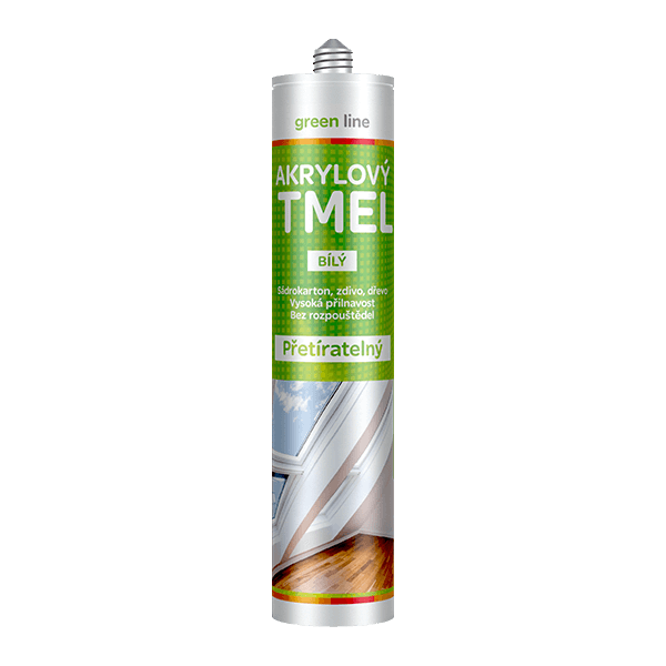 Akrylový tmel Green Line 280 ml kartuše bílá