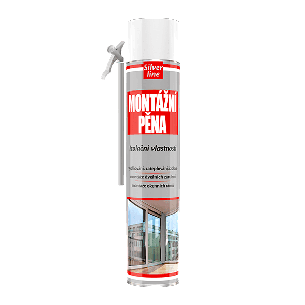 Montážní pěna Silver Line 750 ml trubičková dóza zelená