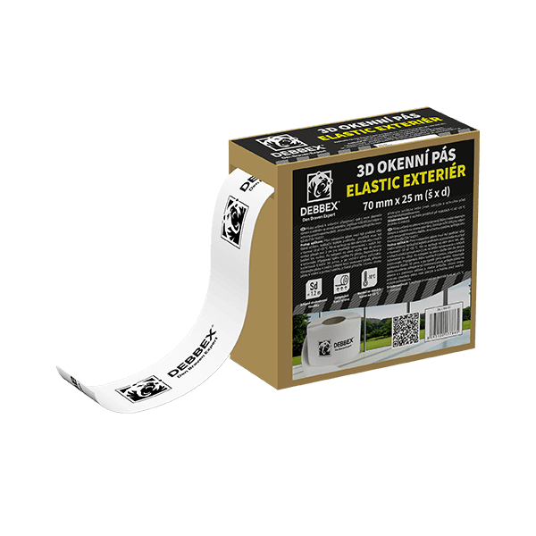 3D okenní pás ELASTIC EXTERIÉR 70 mm × 25 m 25 m