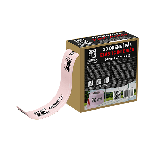3D okenní pás ELASTIC INTERIÉR 70 mm × 25 m 25 m
