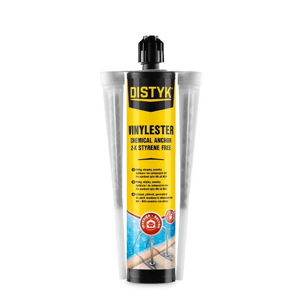 Chemická kotva VINYLESTER DISTYK Line 280 ml kartuše šedá