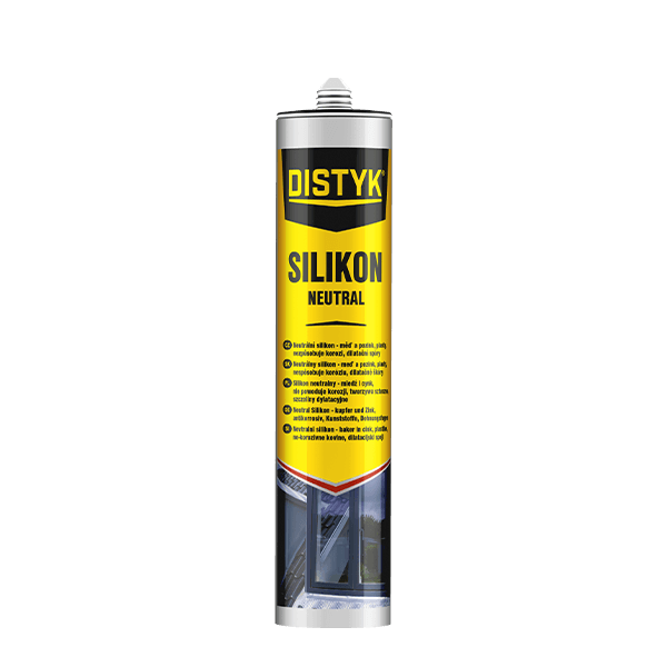 Neutrální silikon DISTYK Line 280 ml kartuše transparentní