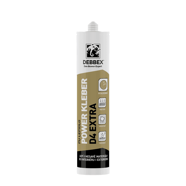POWER KLEBER D4 EXTRA 300 ml kartuše krémová