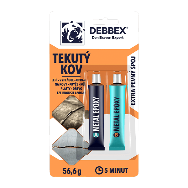 Tekutý kov 56,6 g blistr světle černá