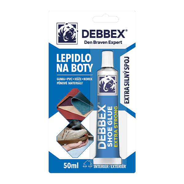 Lepidlo na boty 50 ml tuba v blistru nažloutlá