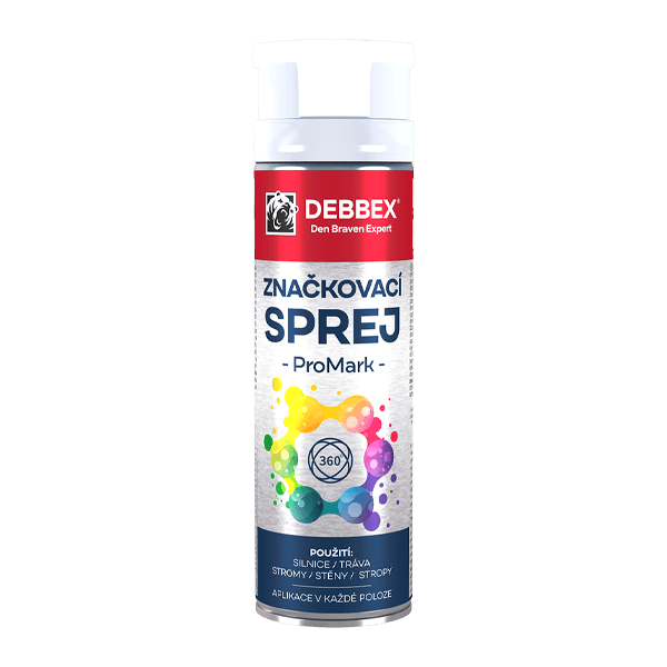 Značkovací sprej PROMARK 500 ml dóza bílá