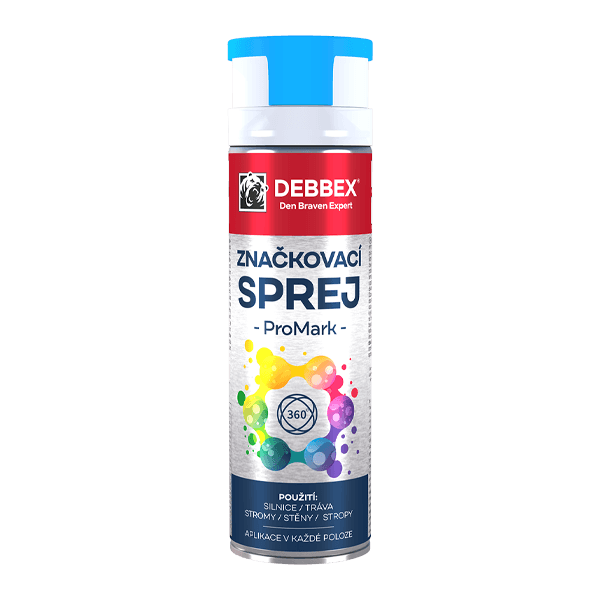 Značkovací sprej PROMARK 500 ml dóza modrá