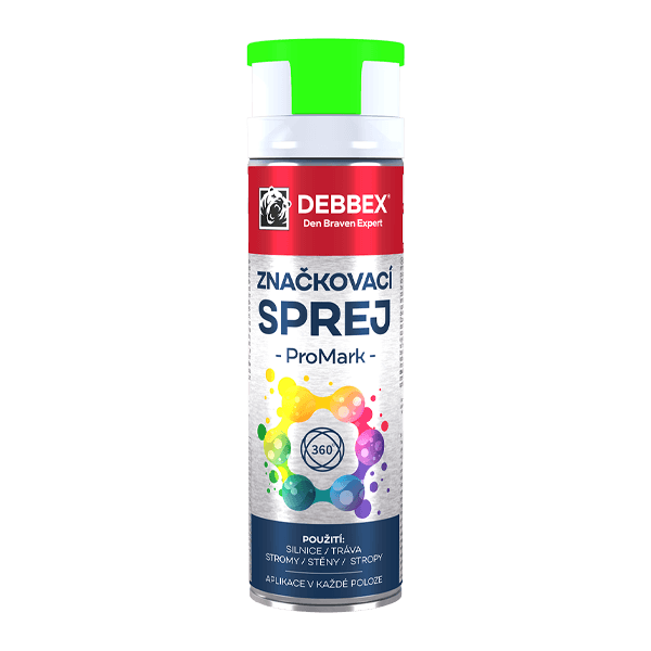 Značkovací sprej PROMARK 500 ml dóza zelená