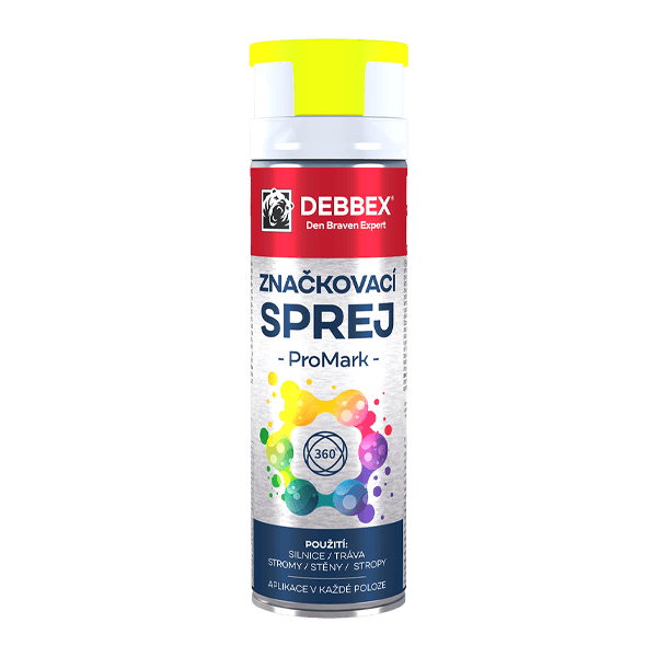 Značkovací sprej PROMARK 500 ml dóza žlutá