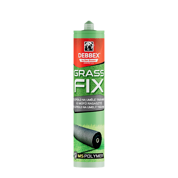 Lepidlo na umělé trávníky GRASS FIX 290 ml kartuše zelená