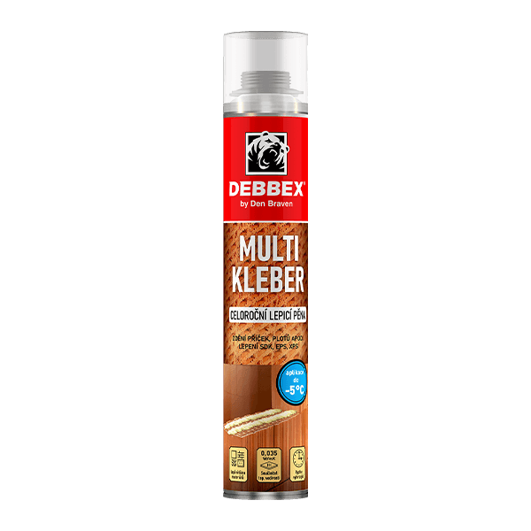 MULTI KLEBER 750 ml pistolová dóza žlutá