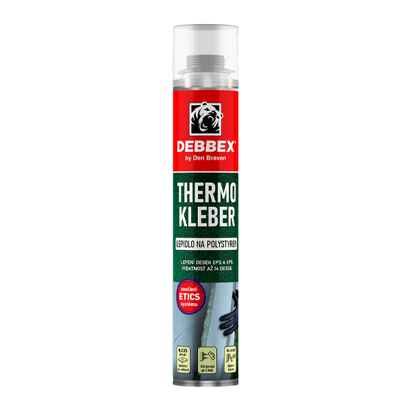 THERMO KLEBER 750 ml pistolová dóza žlutá