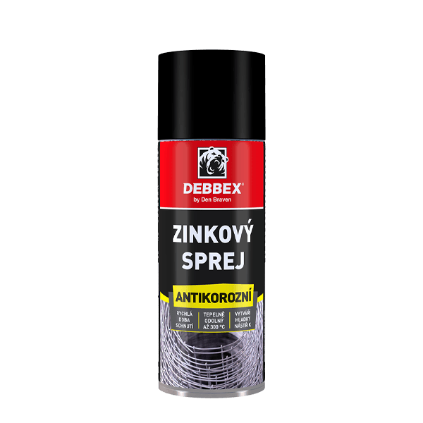 Zinkový sprej 400 ml aerosolový sprej zinkový odstín