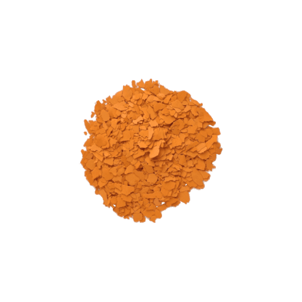 Akrylátový chips 500 g oranžová