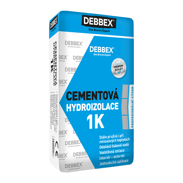 Cementová hydroizolace 1K 9 kg pytel šedá