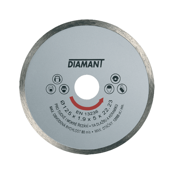 Diamantový kotouč plný STANDARD Ø 115 mm