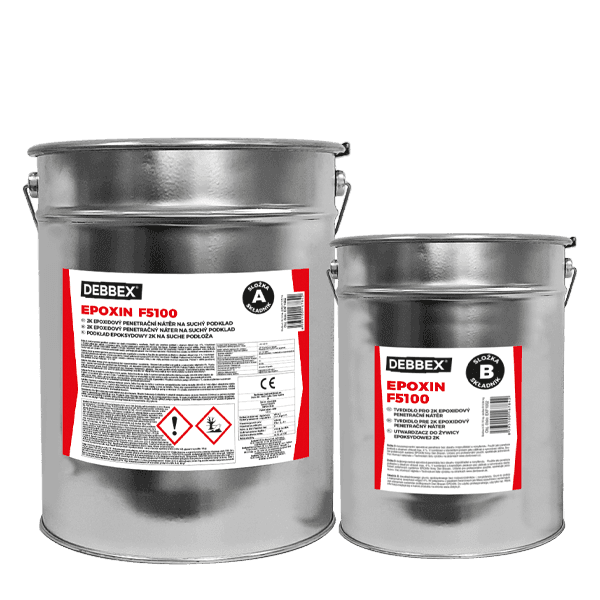 EPOXIN F5100 30 kg sada plechovek světle šedá RAL 7035
