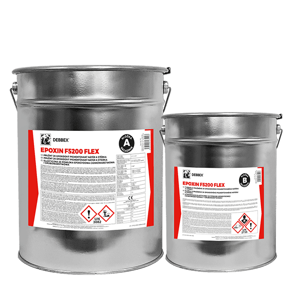 EPOXIN F5200 FLEX 30 kg sada plechovek RAL 7035