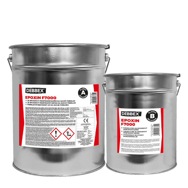 EPOXIN F7000 1 kg sada plechovek transparentní