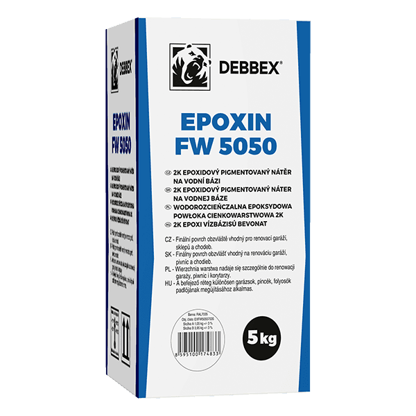 EPOXIN FW5050 30 kg sada plechovek RAL 7035