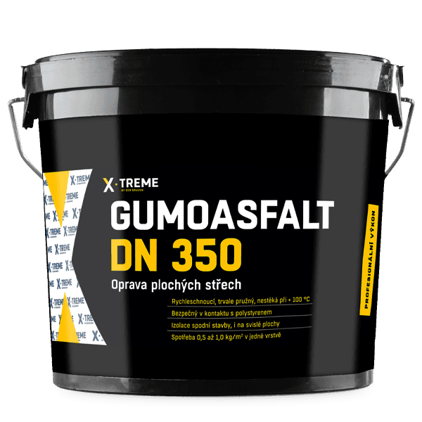 Gumoasfalt DN 350 10 kg kbelík černá