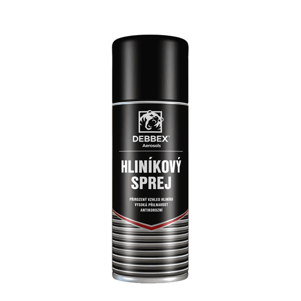 Hliníkový sprej 400 ml aerosolový sprej hliníkový odstín