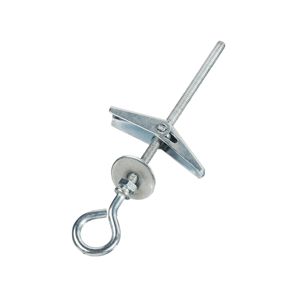 Kotva rozkládací s uzavřeným hákem 4 mm × 75 mm 50 ks stříbrná