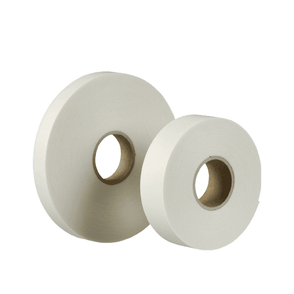 Oboustranně lepicí upevňovací páska v návinech rolí 25 mm × 1 mm, délka 10 m 10 m bílá