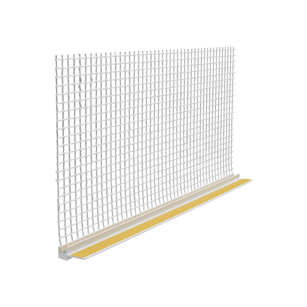 Okenní profily pro zateplovací systémy s tkaninou 6 x 100 mm, délka 1,6 m 1,6 m,2 m,2,4 m,2,5 m