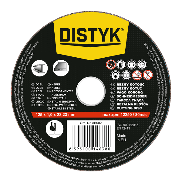 Řezný kotouč A46T 230 × 1,9 × 22,23 mm, T41