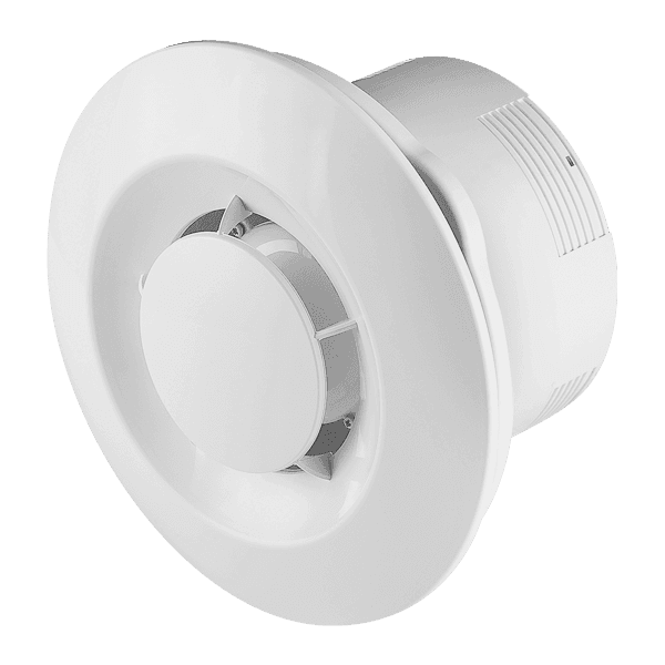 Stropní odtahový ventilátor (SOV) Ø 100 mm bílá