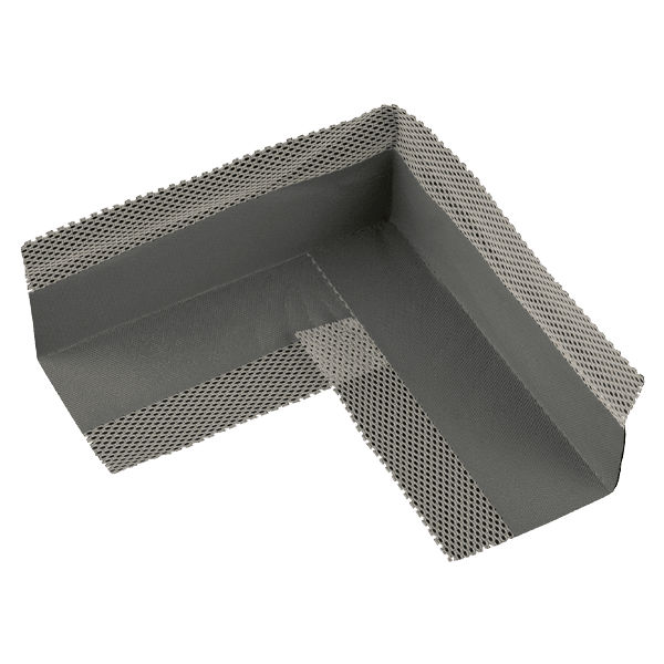 Těsnicí pás - vnitřní roh 140 mm × 140 mm, blistr 1 ks 1 ks blistr šedá