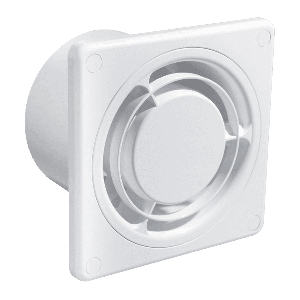 Ventilátor KLASIK Ø 100 mm bílá