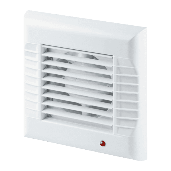 Ventilátor se žaluzií (VŽ) Ø 100 mm bílá