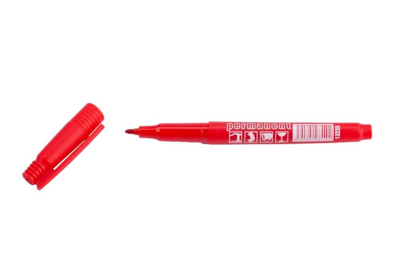 Značkovač permanentní WESTBERG červený 137mm jemný hrot