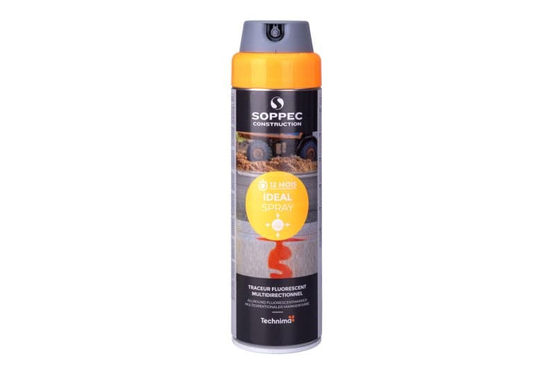 Sprej fluorescenční IDEAL 12M oranžový 500ml